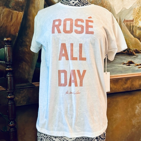 ✨💖 Rose All Day Oversized Tee Shirt ✨ XS 💖 - Picture 2 of 10